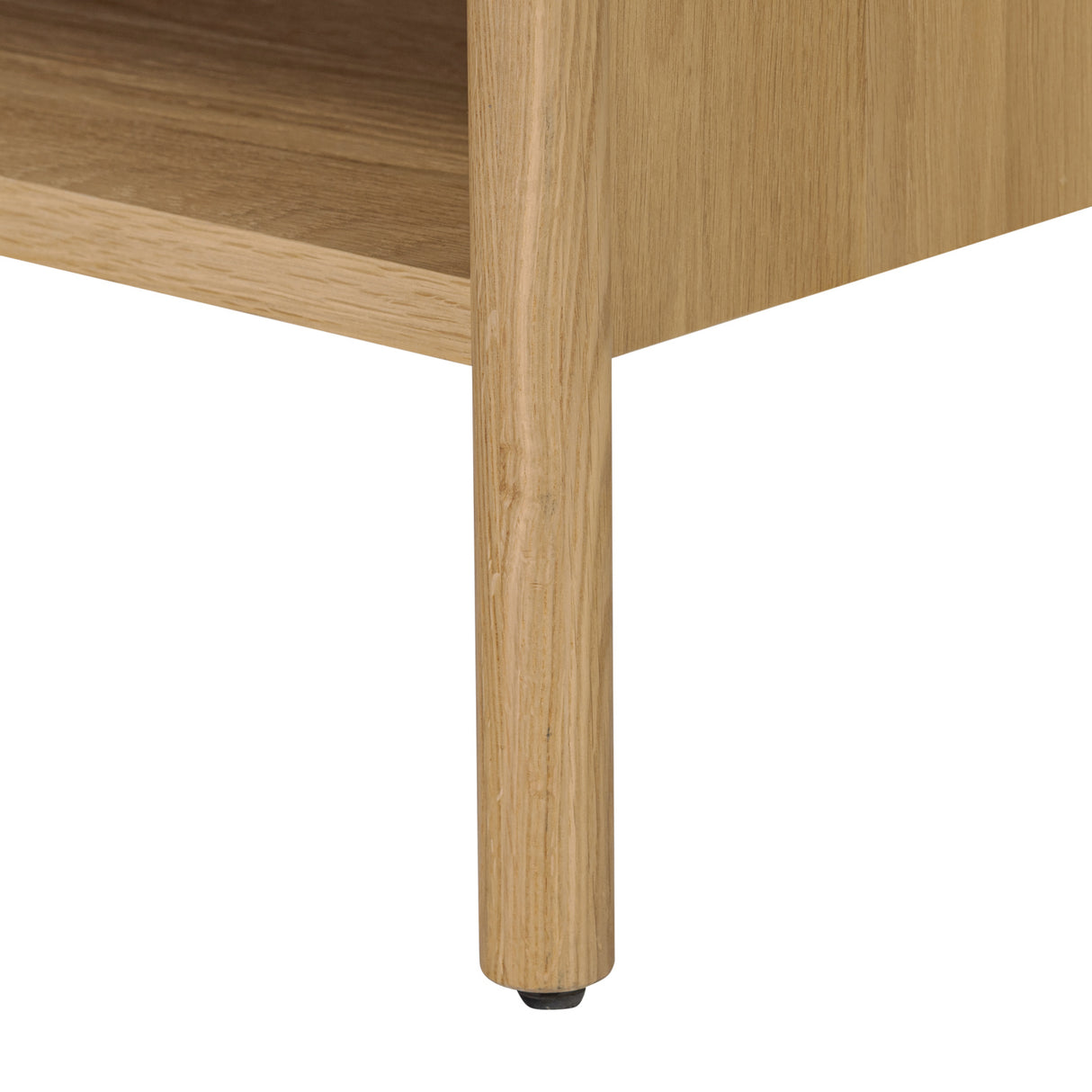 Modern European furniture - Oak Veneer 1-Drawer Nightstand - www.oroa.com