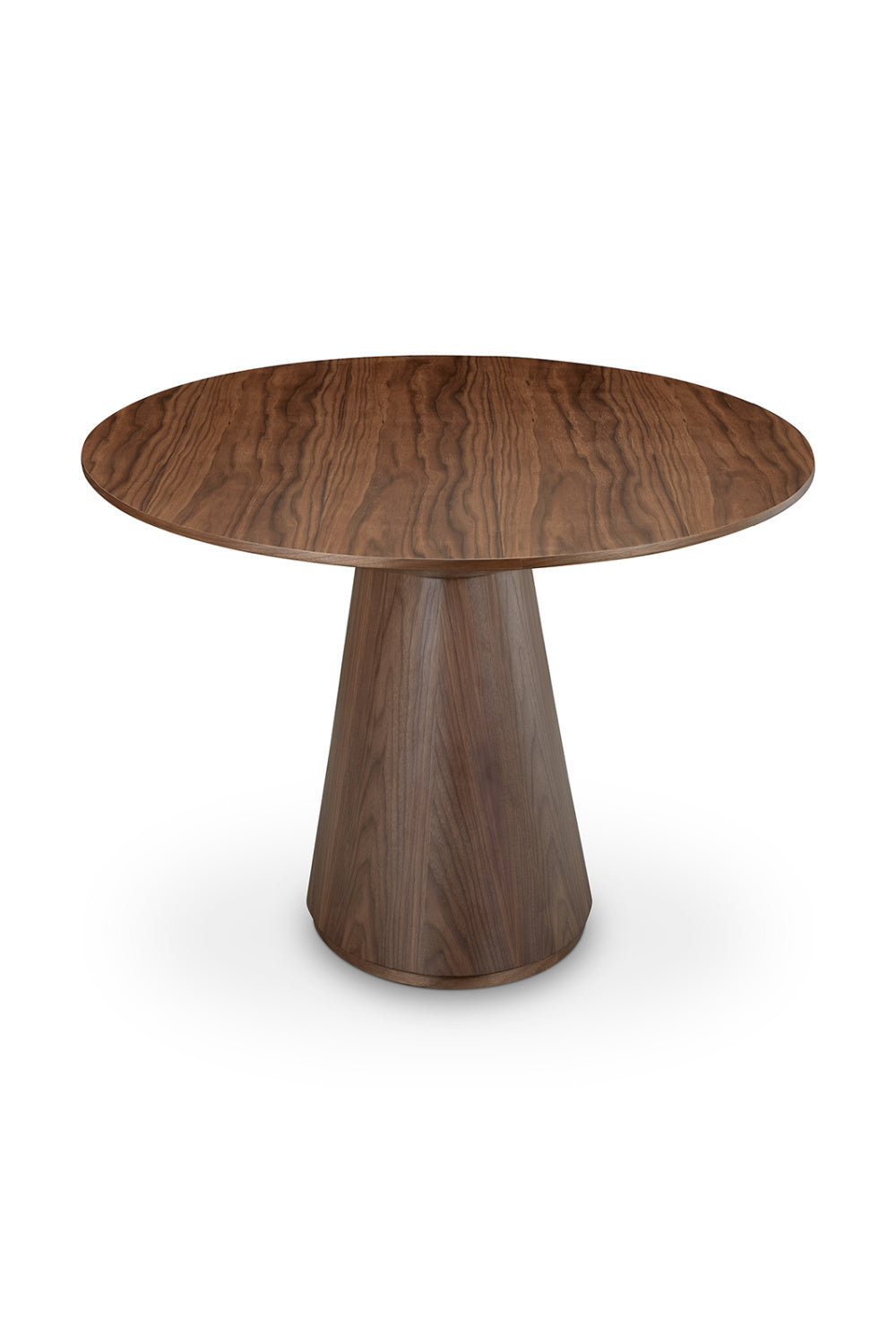Modern European furniture - Walnut Veneer Oval Dining Table - www.oroa.com