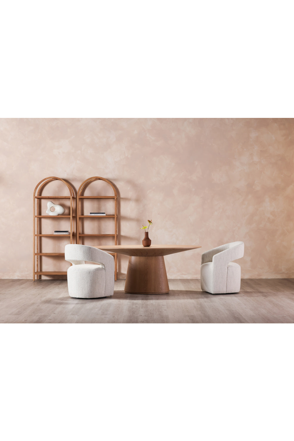Modern European furniture - Oval Natural Oak Dining Table - www.oroa.com