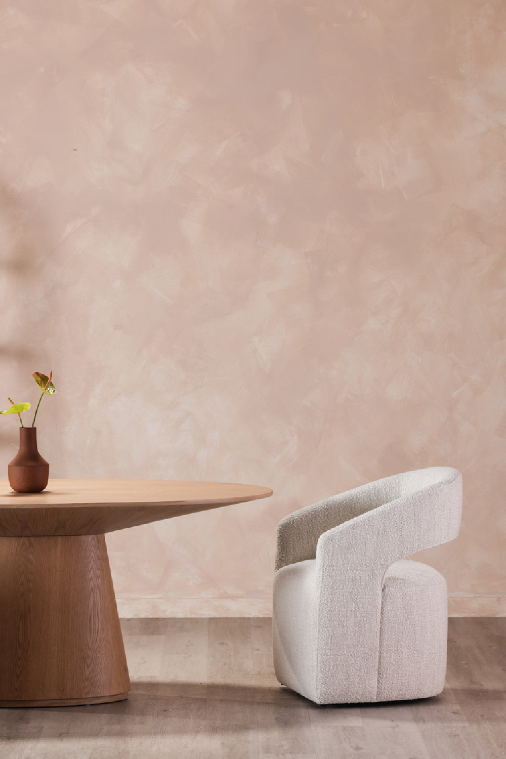 Modern European furniture - Oval Natural Oak Dining Table - www.oroa.com