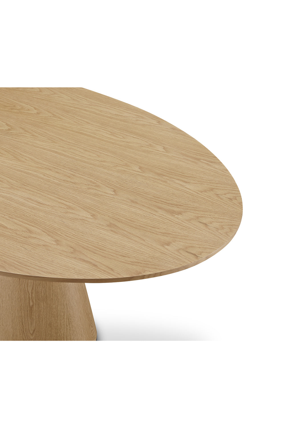 Modern European furniture - Oval Natural Oak Dining Table - www.oroa.com