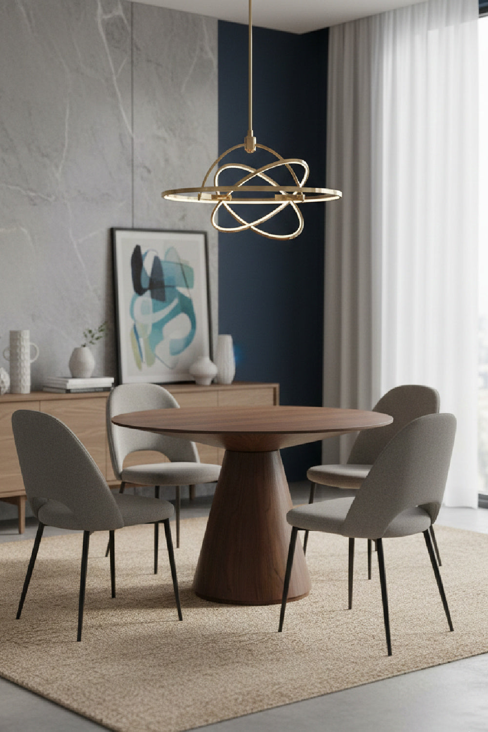 Modern European furniture - Round Wooden Dining Table - www.oroa.com | Oroa.com