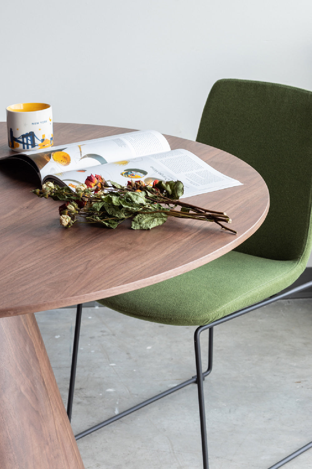 Modern European furniture - Round Wooden Dining Table - www.oroa.com | Oroa.com