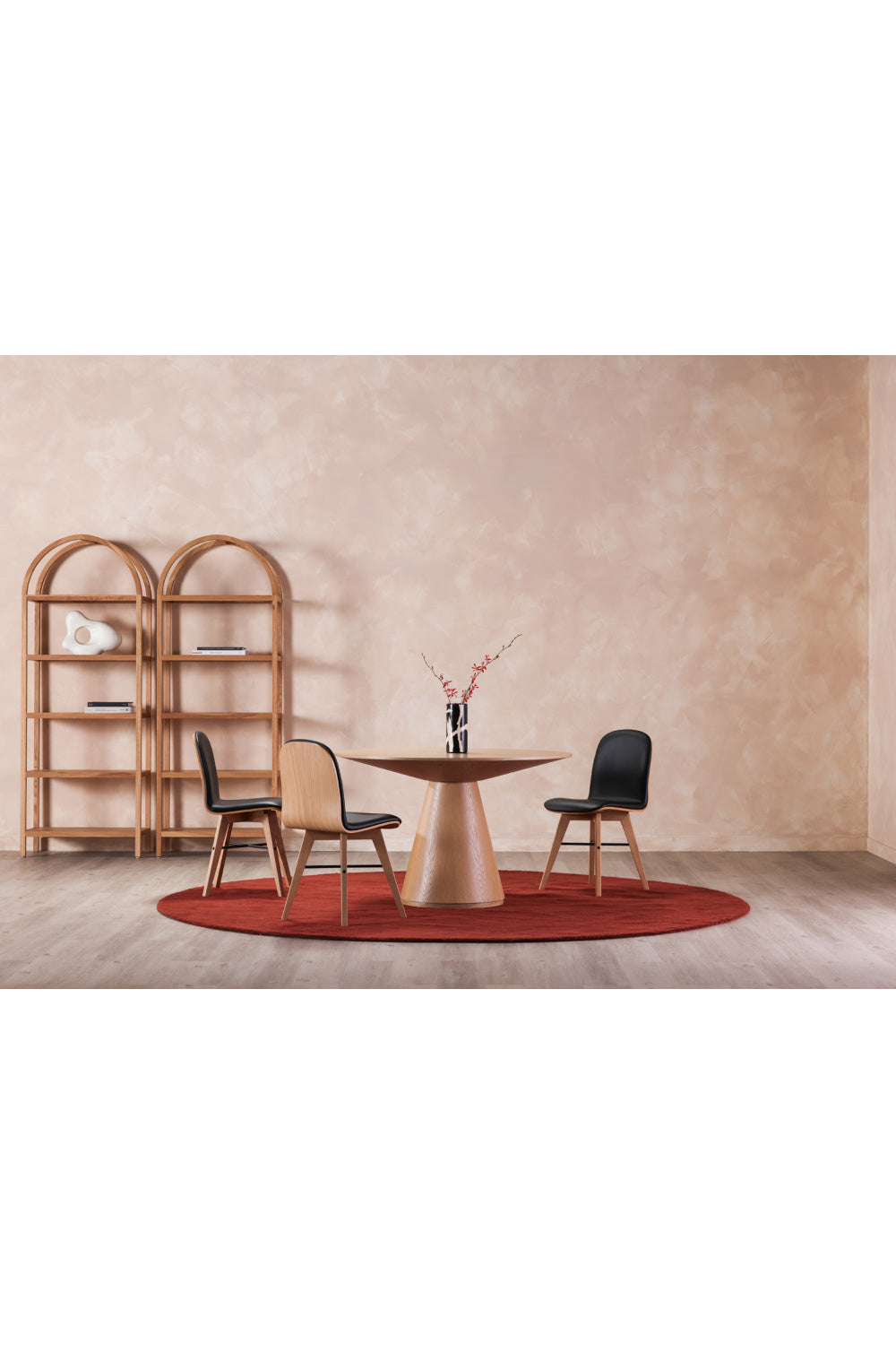 Modern European furniture - Round Wooden Dining Table - www.oroa.com | Oroa.com