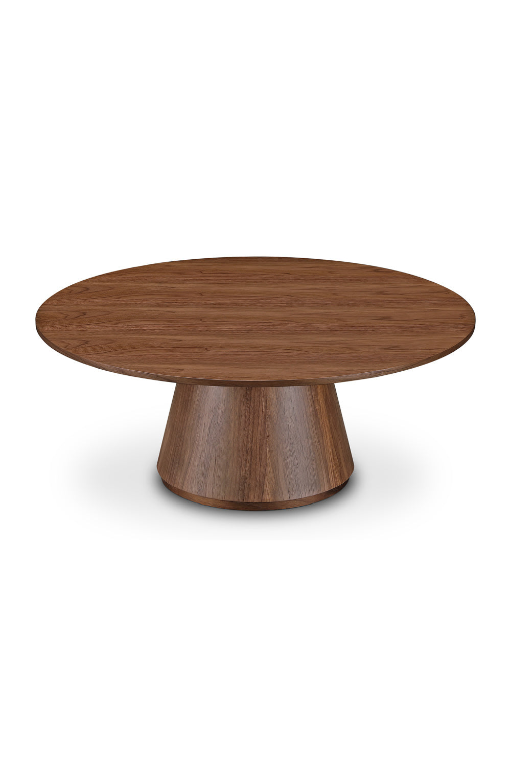 Modern European furniture - Round Oak Veneer Coffee Table - www.oroa.com | Oroa.com