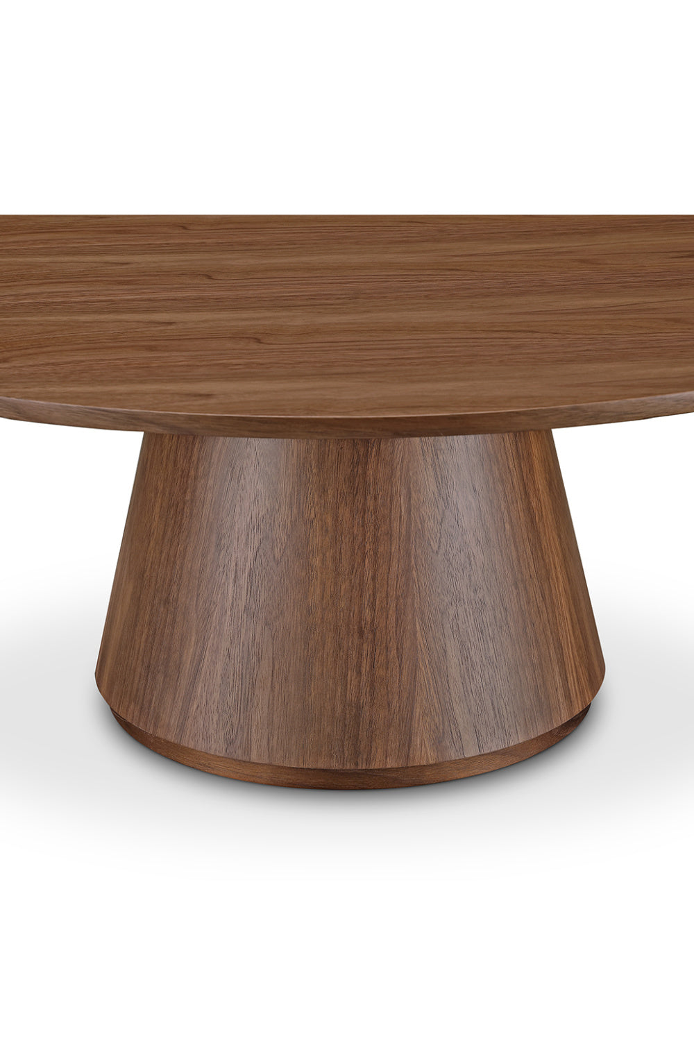 Modern European furniture - Round Oak Veneer Coffee Table - www.oroa.com | Oroa.com