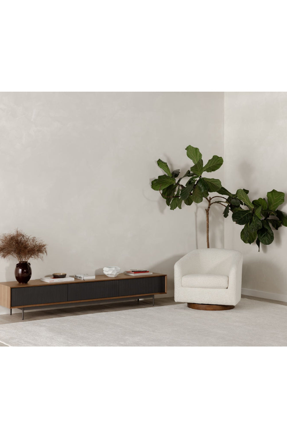 Modern European furniture - Curved Swivel Accent Chair - www.oroa.com | Oroa.com