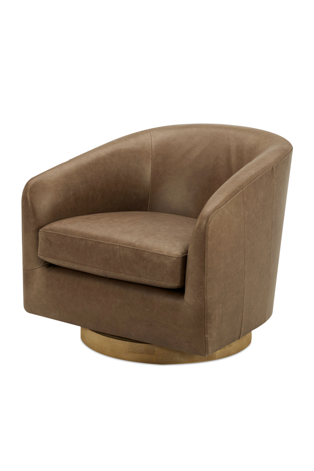 Modern European furniture - Curved Swivel Accent Chair - www.oroa.com | Oroa.com
