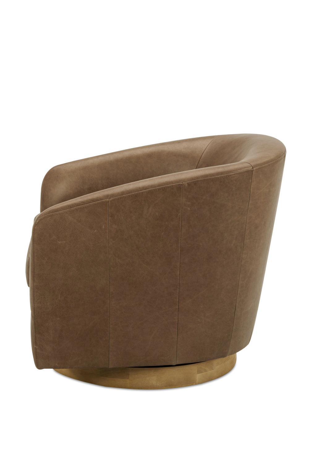 Modern European furniture - Curved Swivel Accent Chair - www.oroa.com | Oroa.com