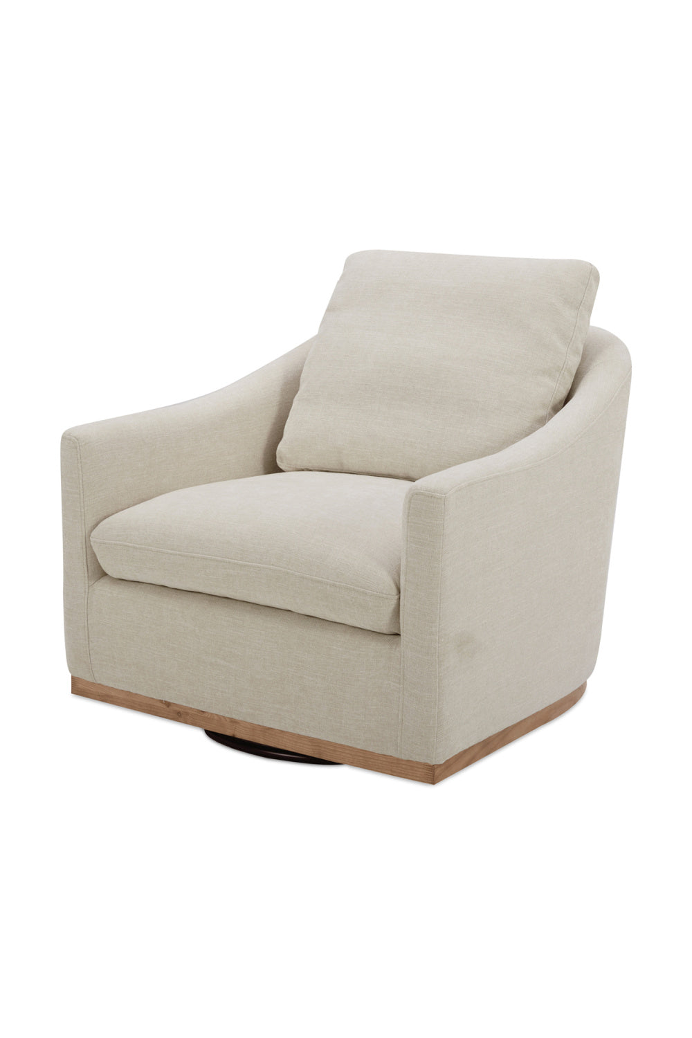 Modern European furniture - Barrel Back Swivel Lounge Chair - www.oroa.com | Oroa.com