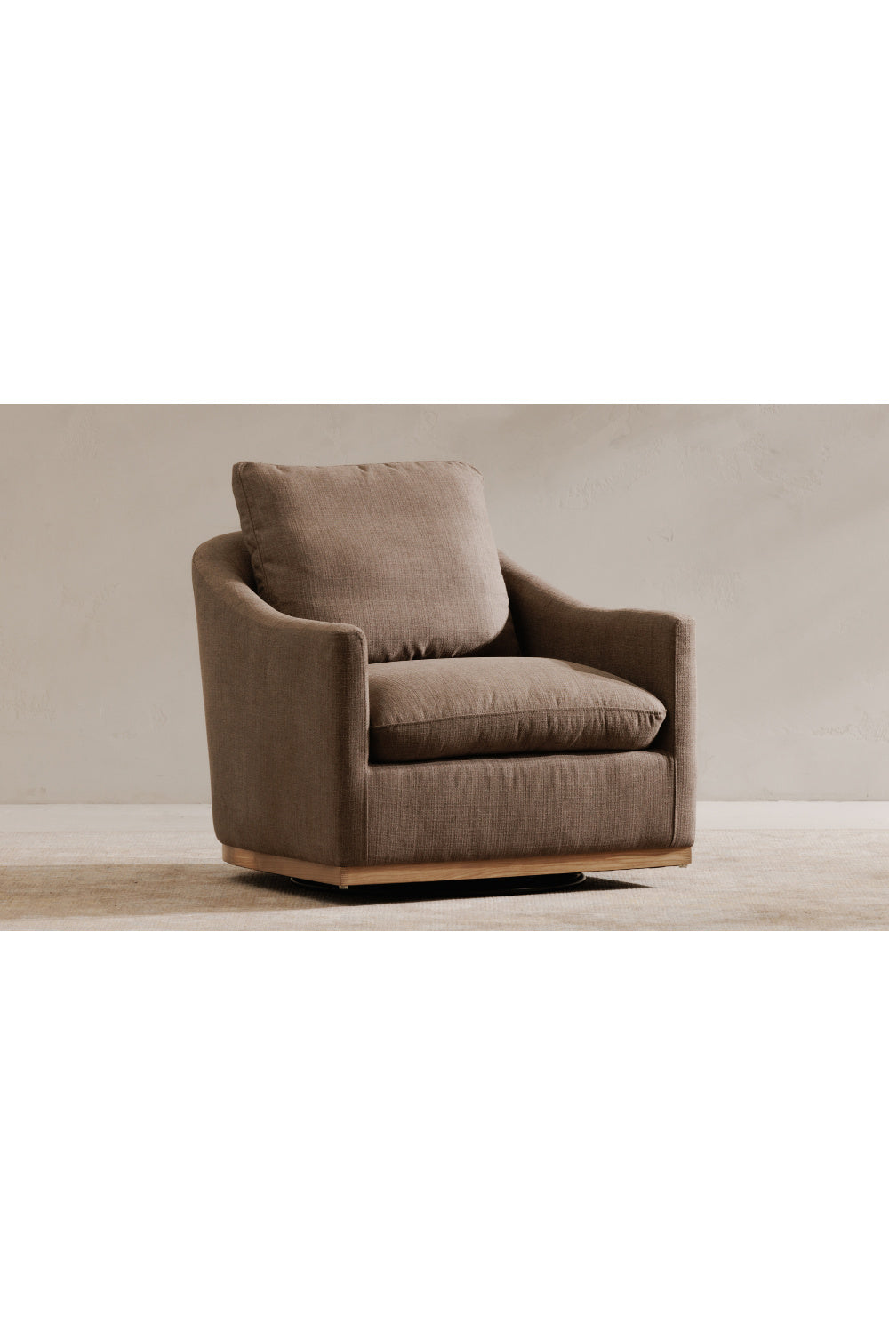 Modern European furniture - Barrel Back Swivel Lounge Chair - www.oroa.com | Oroa.com