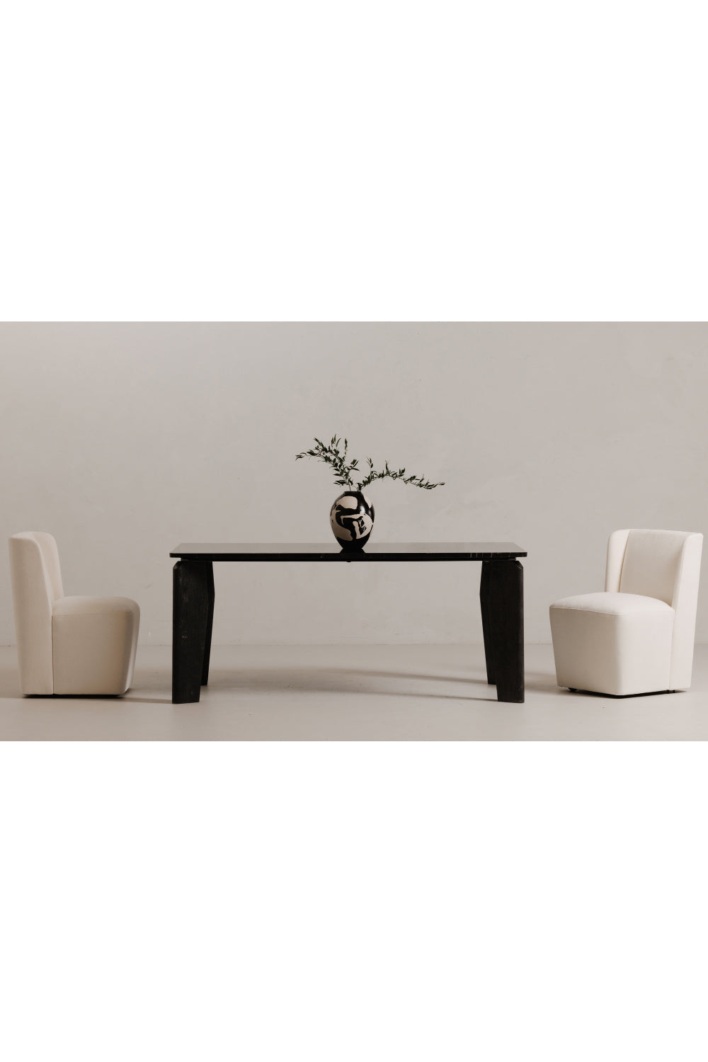Modern European furniture - Upholstered Rolling Dining Chair - www.oroa.com | Oroa.com