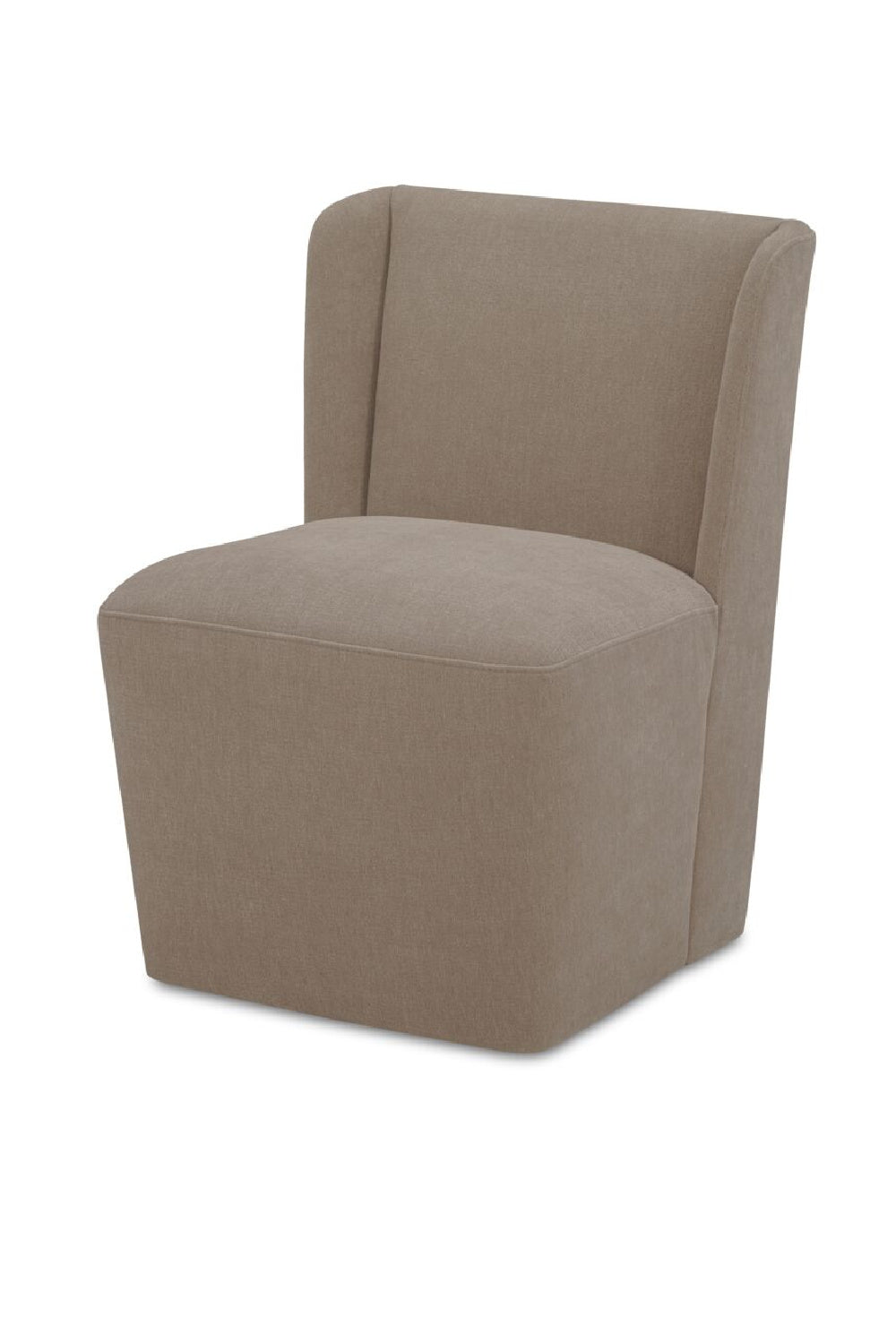 Modern European furniture - Upholstered Rolling Dining Chair - www.oroa.com | Oroa.com