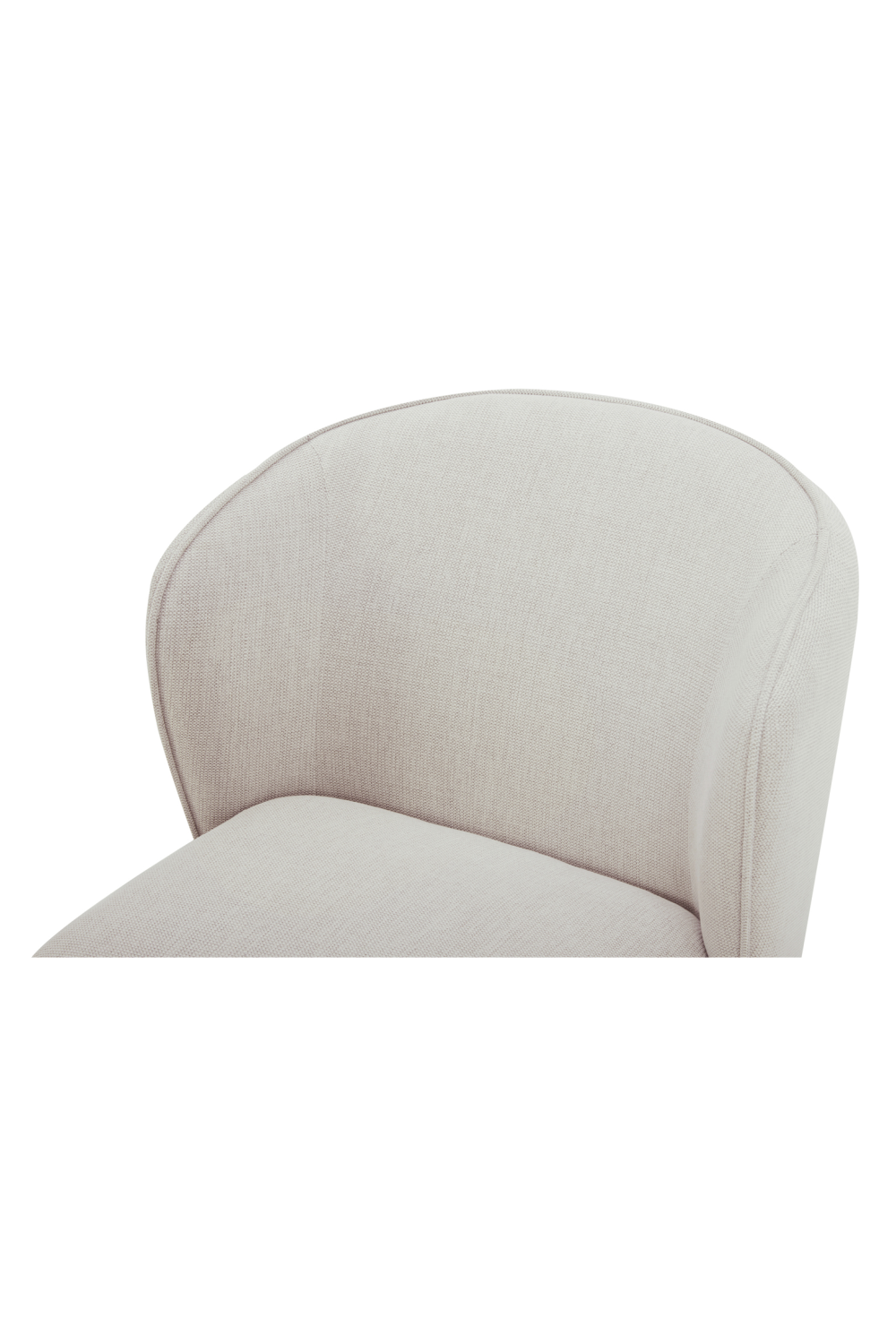 Modern European furniture - Curved Back Rolling Dining Chair - www.oroa.com | Oroa.com