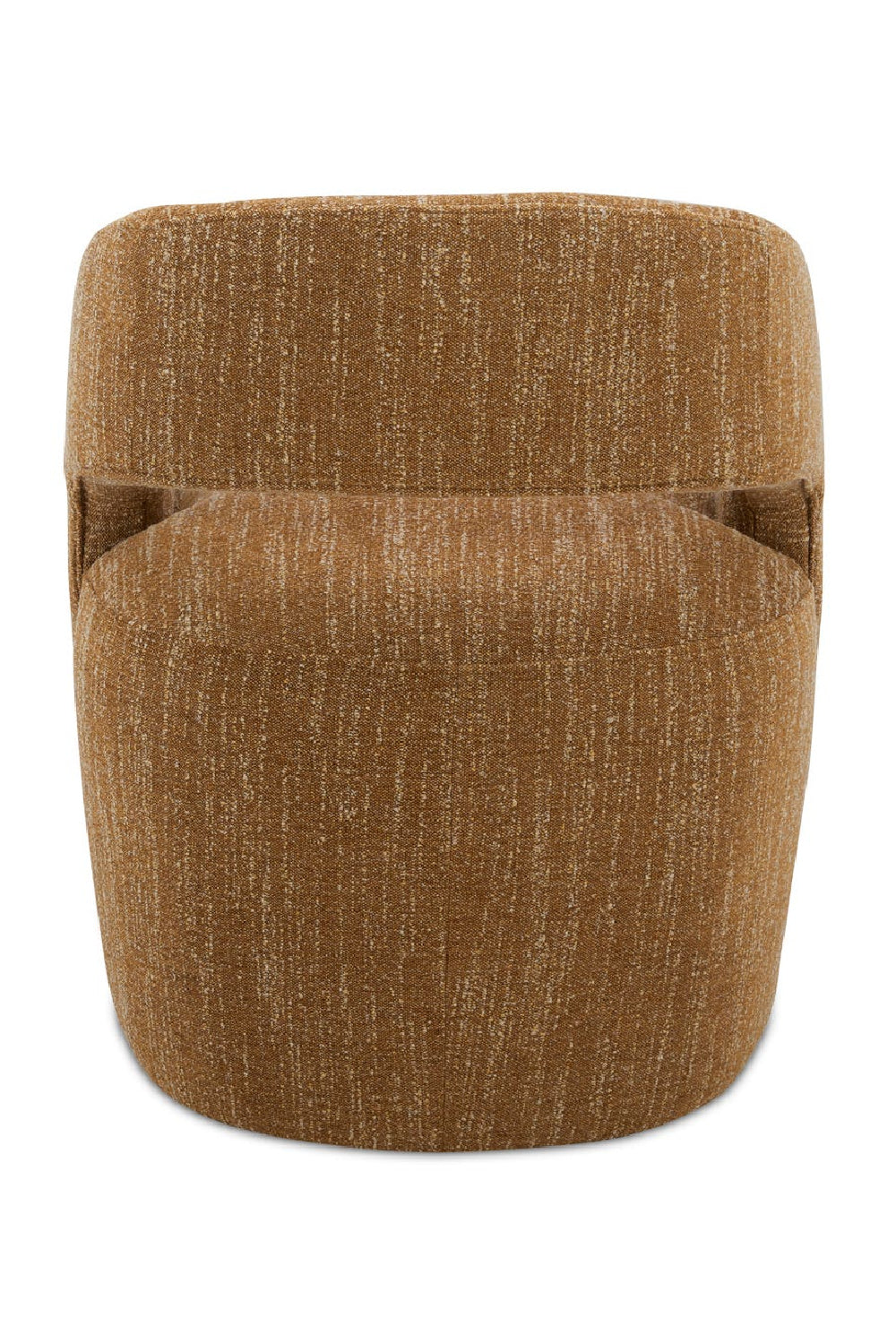 Modern European furniture - Brown Open-Back Rolling Dining Chair - www.oroa.com | Oroa.com