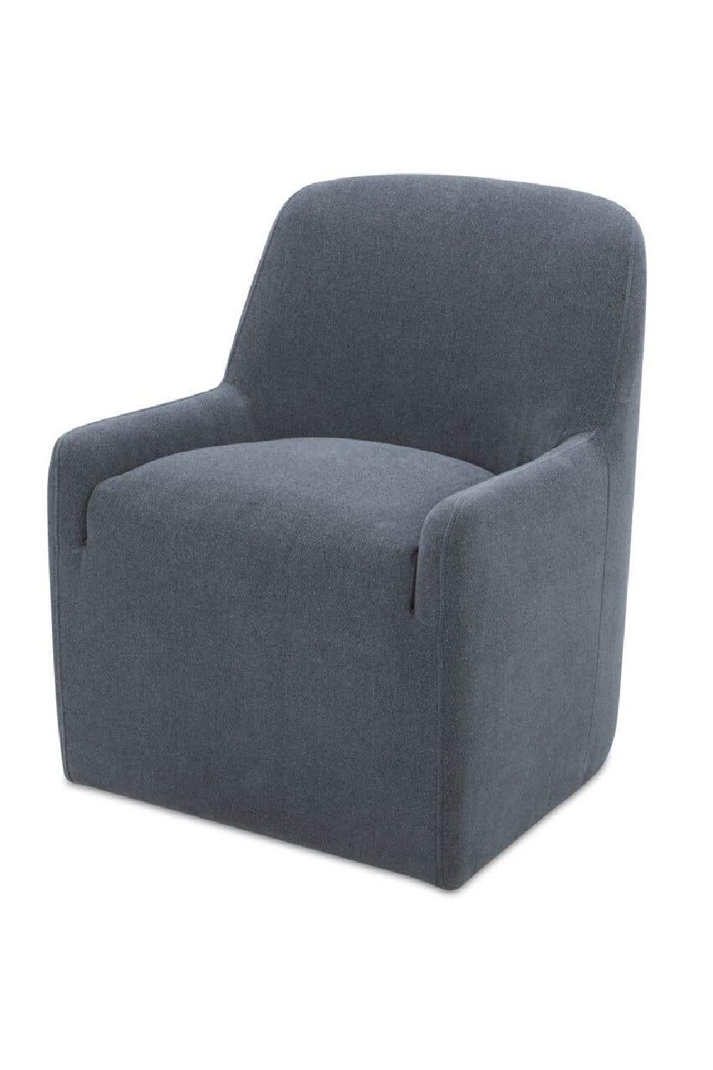 Modern European furniture - Upholstered Rolling Dining Chair - www.oroa.com | Oroa.com