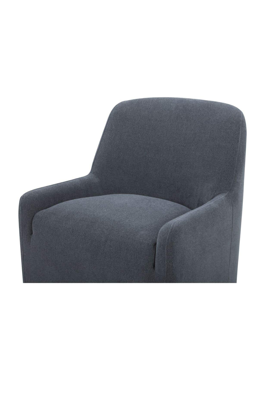 Modern European furniture - Upholstered Rolling Dining Chair - www.oroa.com | Oroa.com