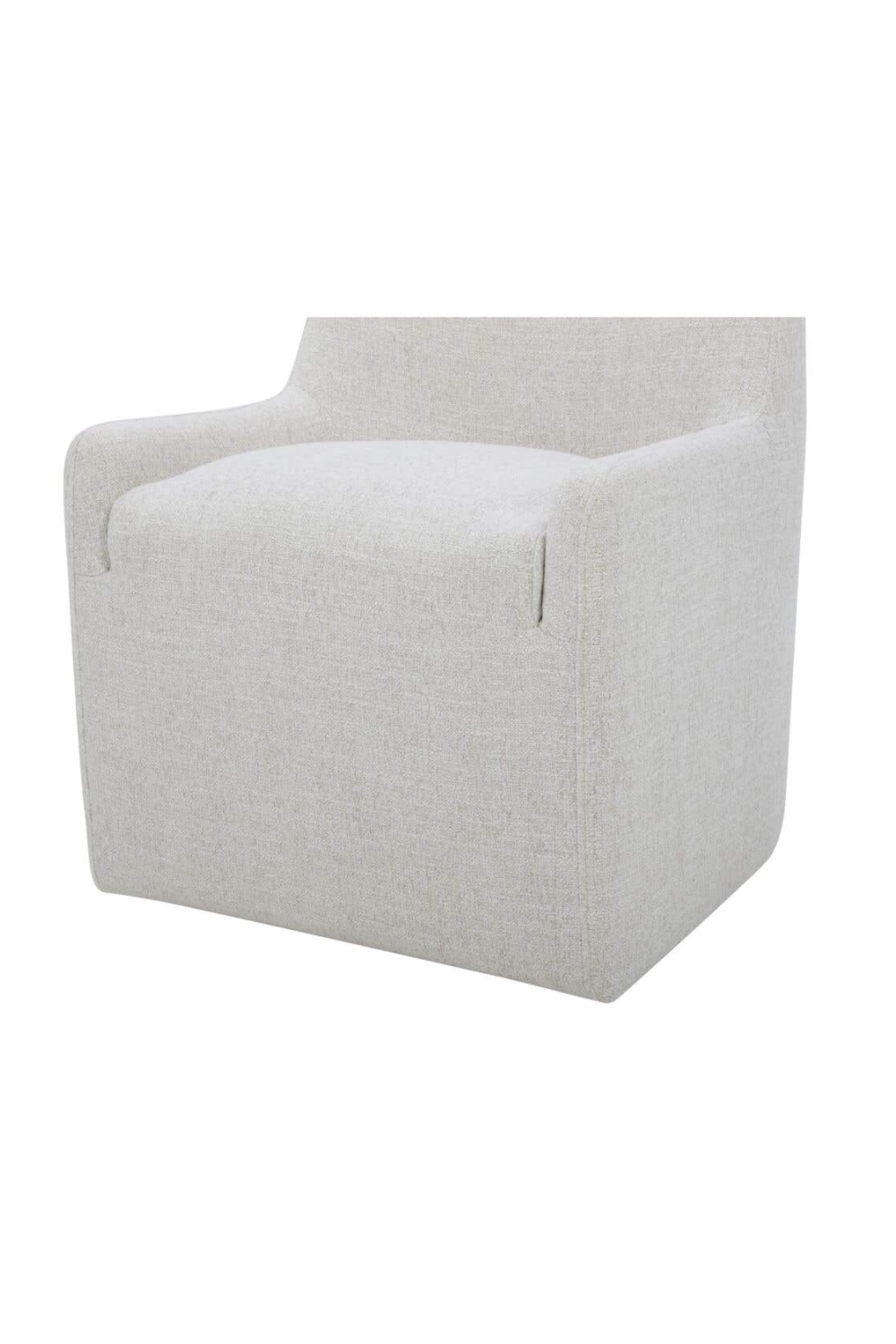 Modern European furniture - Upholstered Rolling Dining Chair - www.oroa.com | Oroa.com