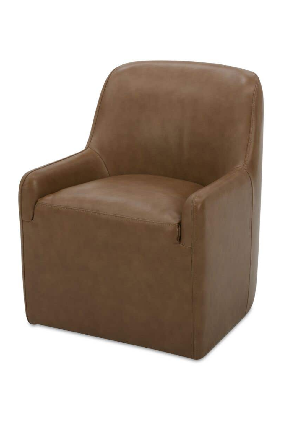 Modern European furniture - Upholstered Rolling Dining Chair - www.oroa.com | Oroa.com