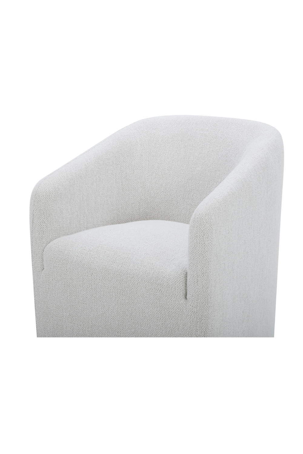 Modern European furniture - Upholstered Rolling Dining Chair - www.oroa.com | Oroa.com