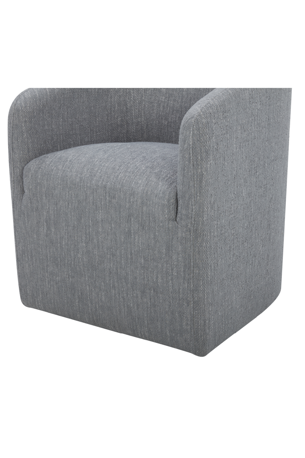 Modern European furniture - Upholstered Rolling Dining Chair - www.oroa.com | Oroa.com