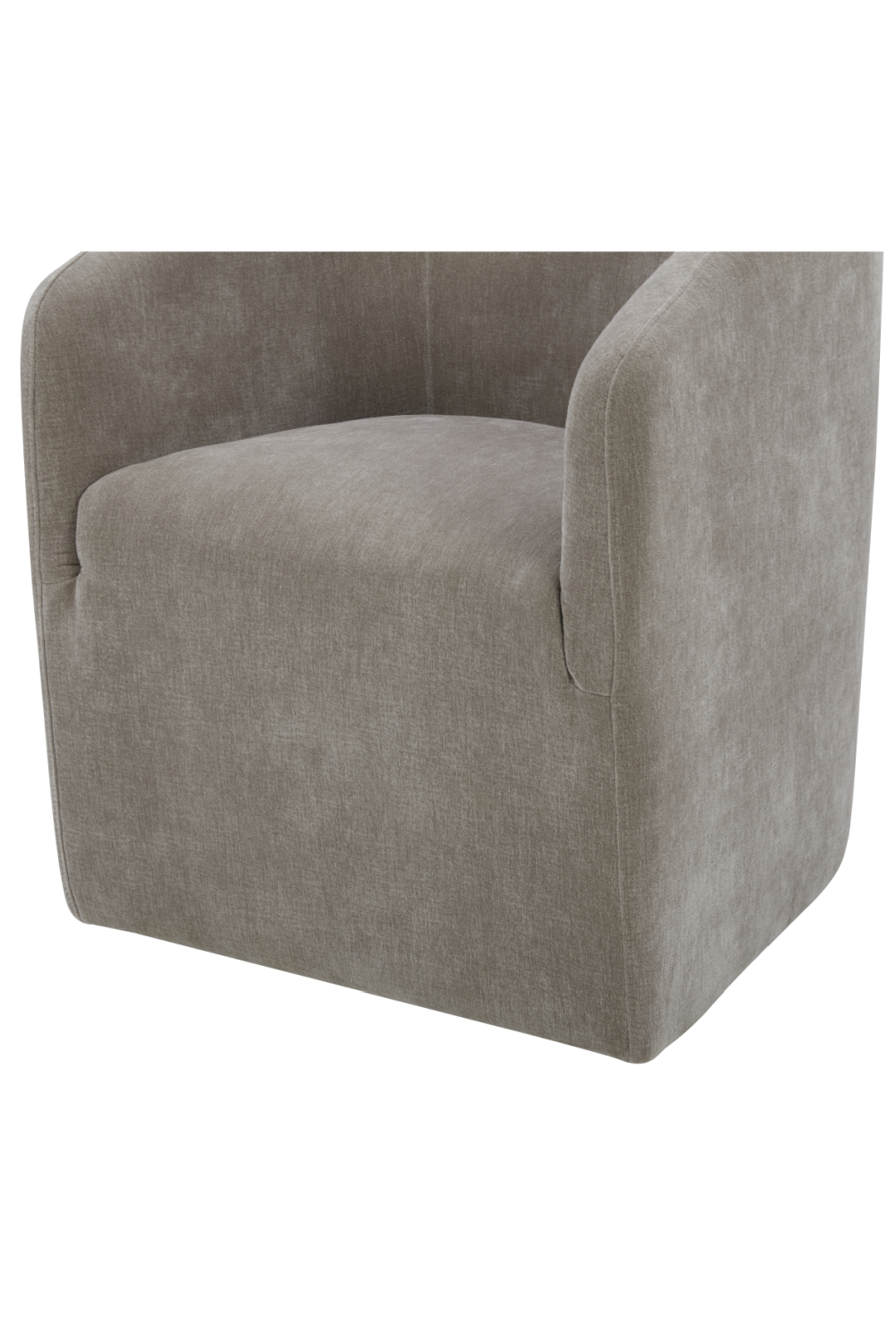 Modern European furniture - Upholstered Rolling Dining Chair - www.oroa.com | Oroa.com