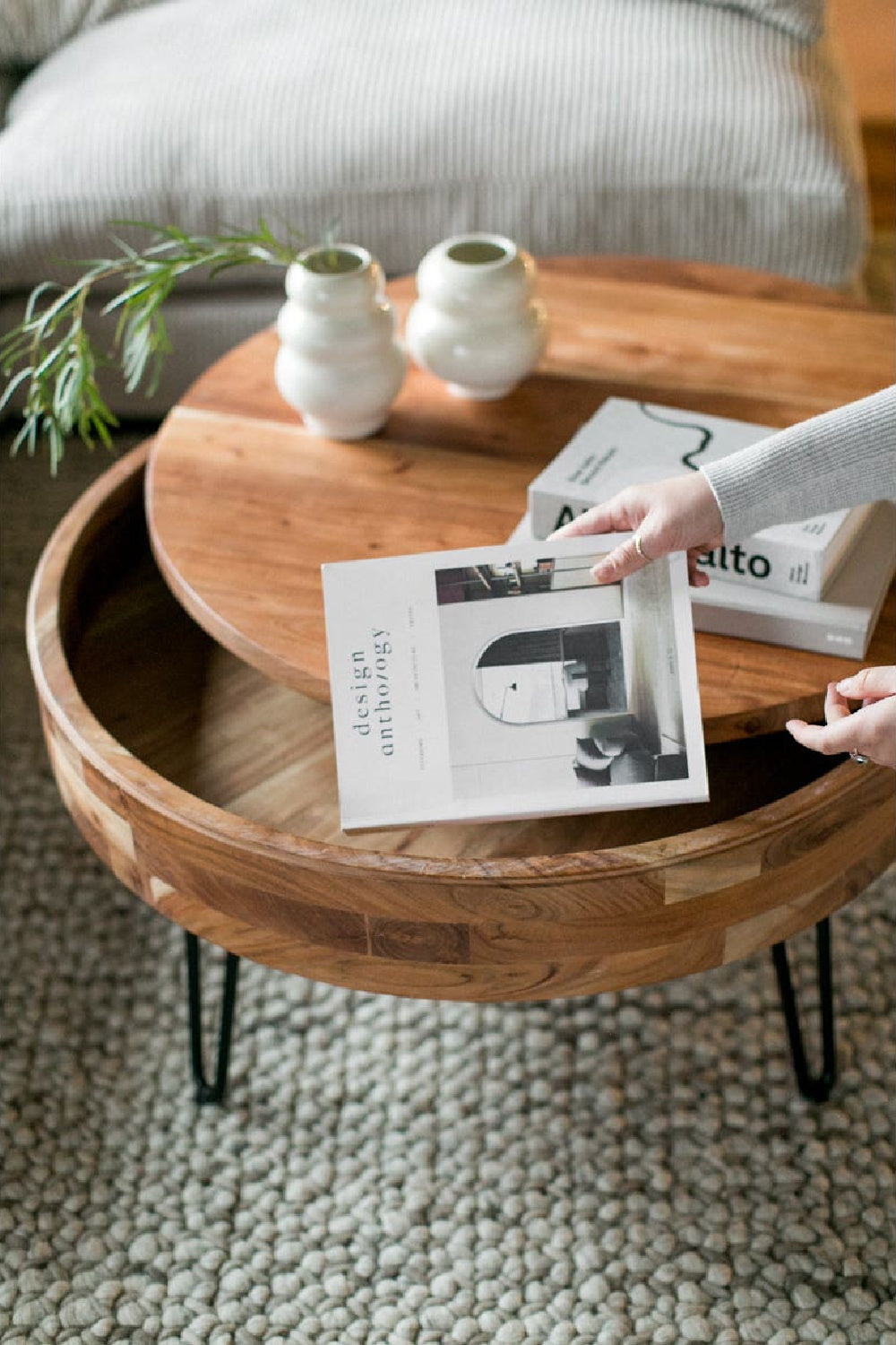 Modern European furniture - Acacia Wood Coffee Table - www.oroa.com | Oroa.com