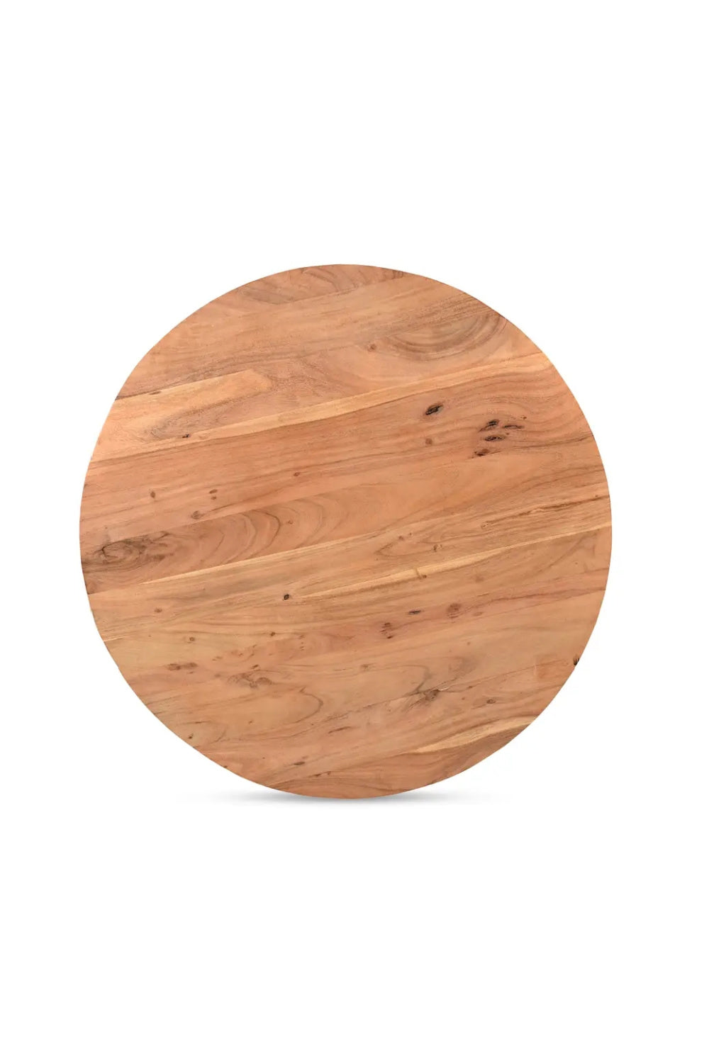 Modern European furniture - Round Acacia Storage Coffee Table - www.oroa.com