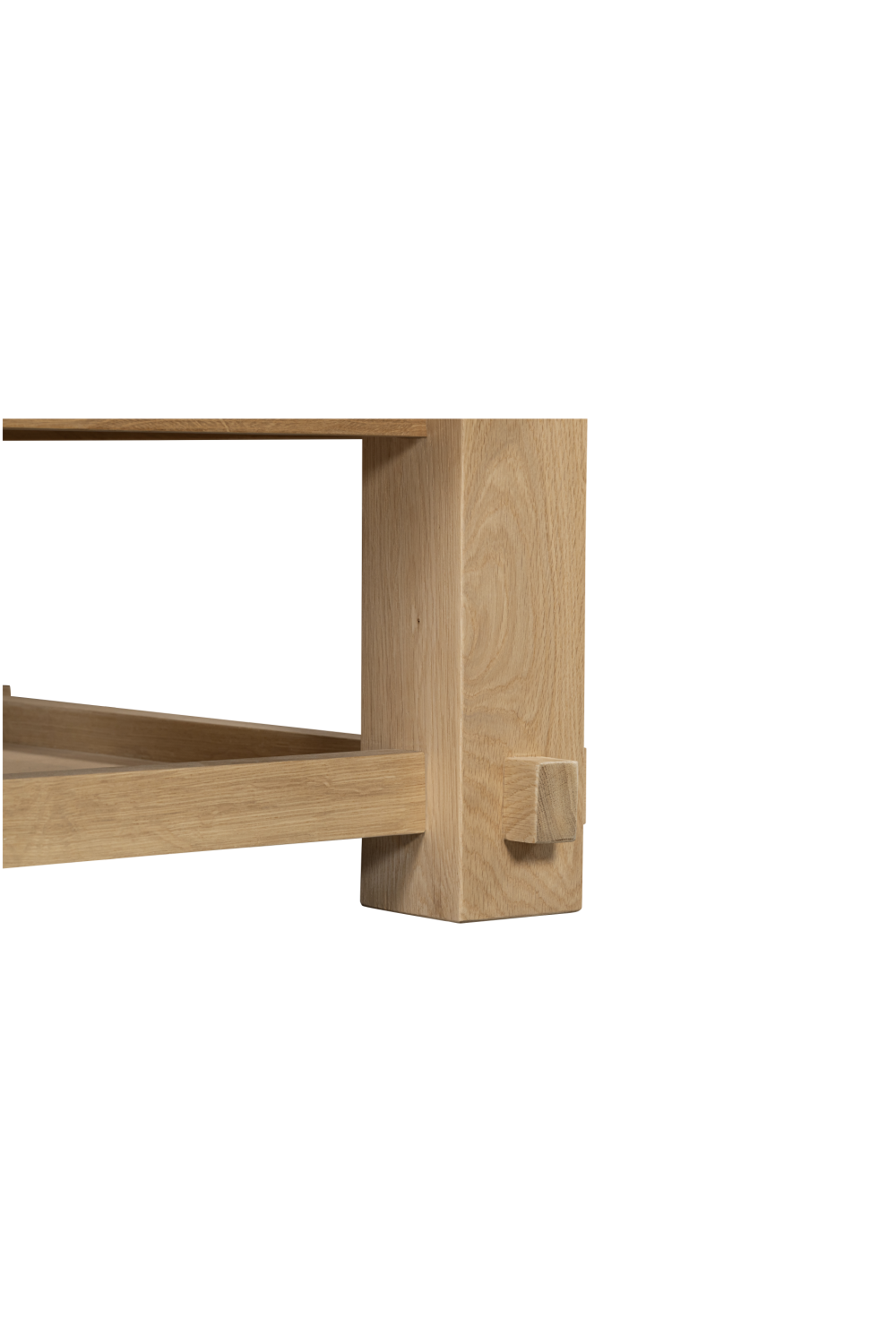 Natural Solid Oak Coffee Table | Novi Living Morey | Oroa.com