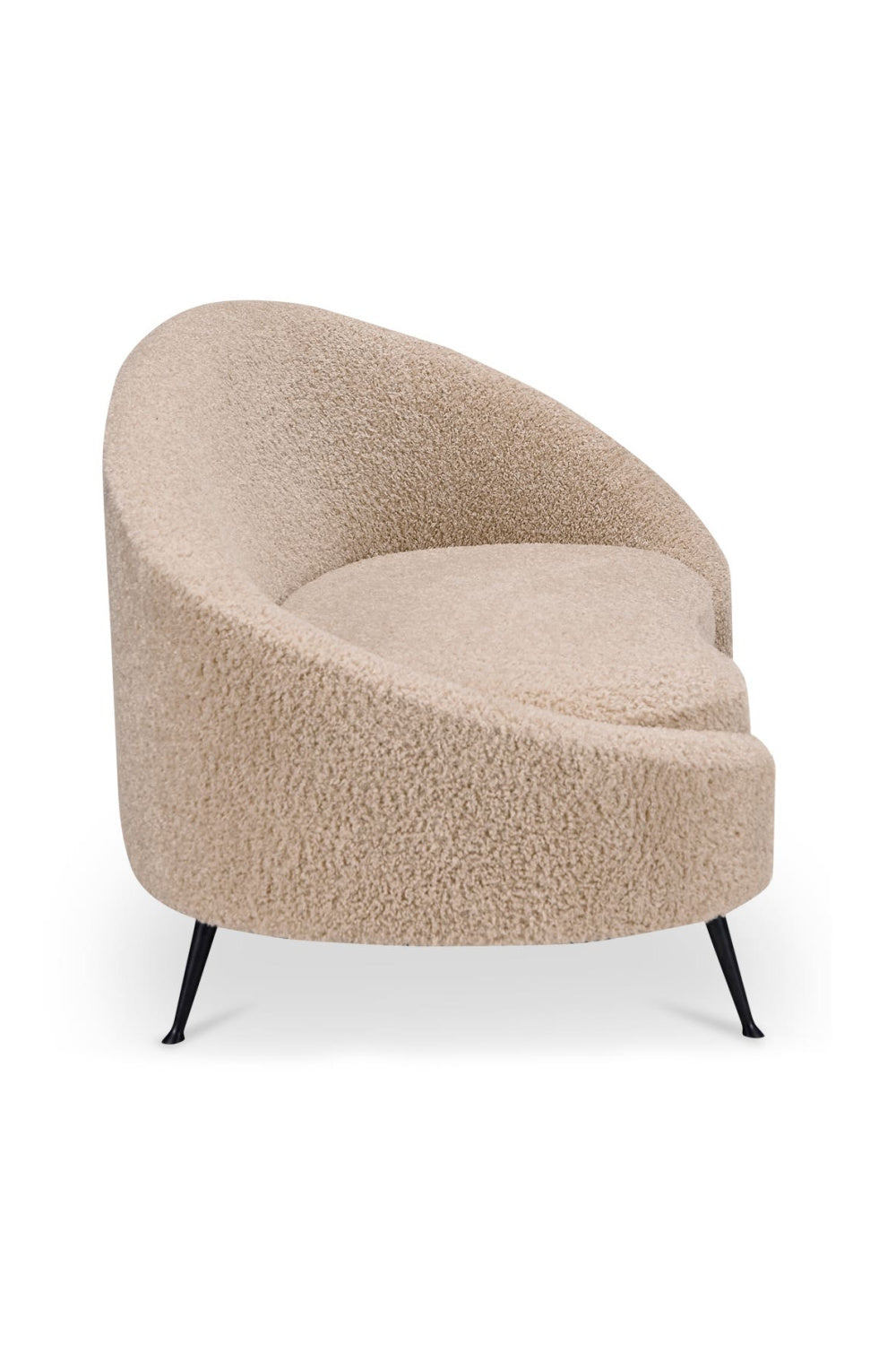 Modern European furniture - Brown Shearling Chaise Lounge - www.oroa.com | Oroa.com
