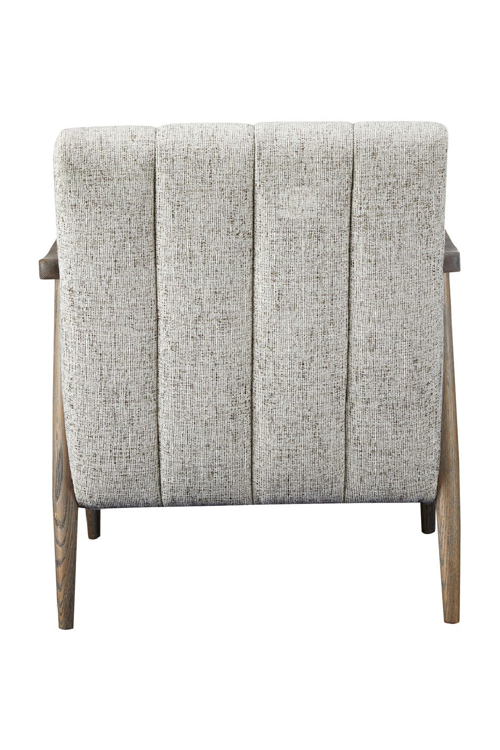 Modern European furniture - Beige Channeled Accent Chair - www.oroa.com