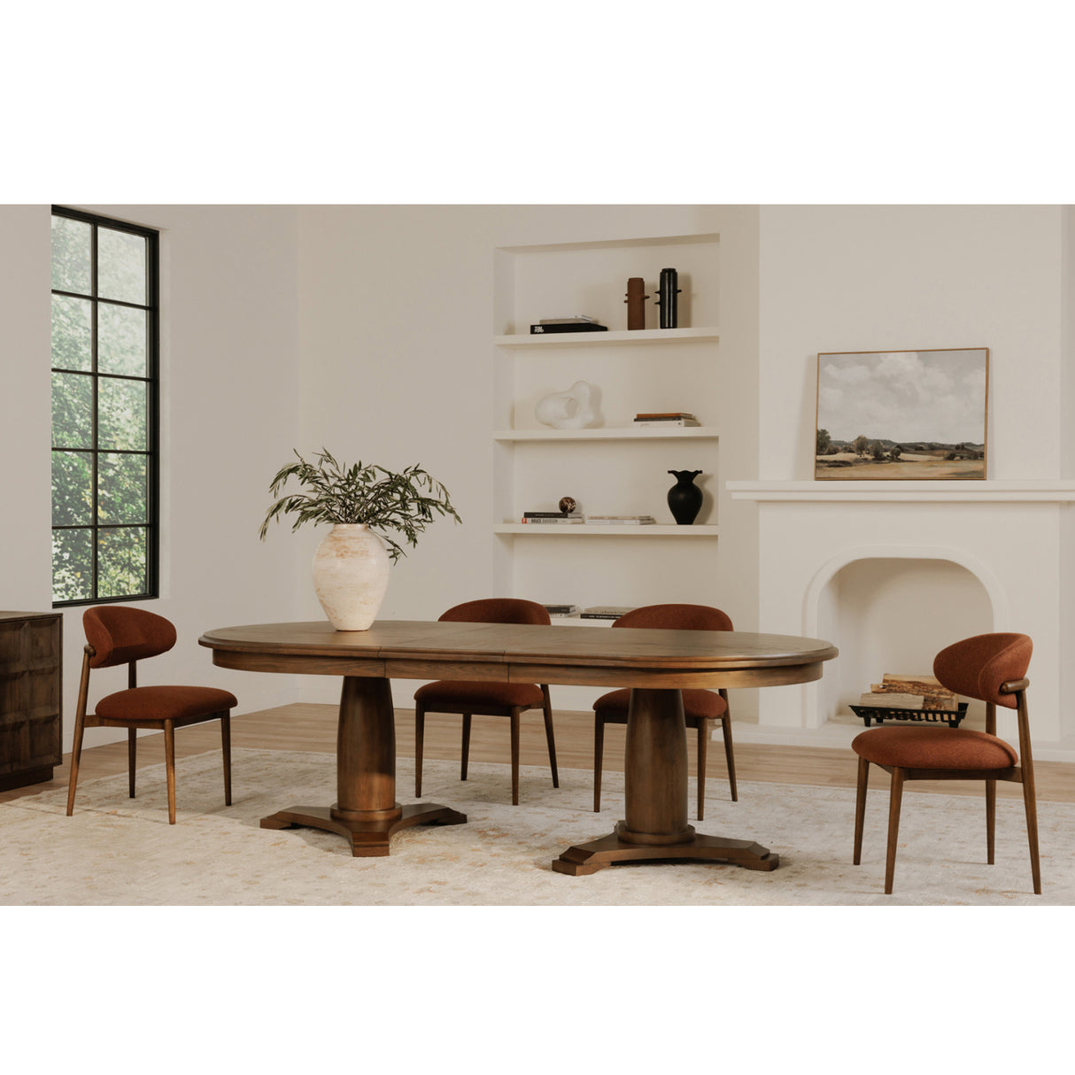 Modern European furniture - Curved Back Padded Dining Chair - www.oroa.com | Oroa.com