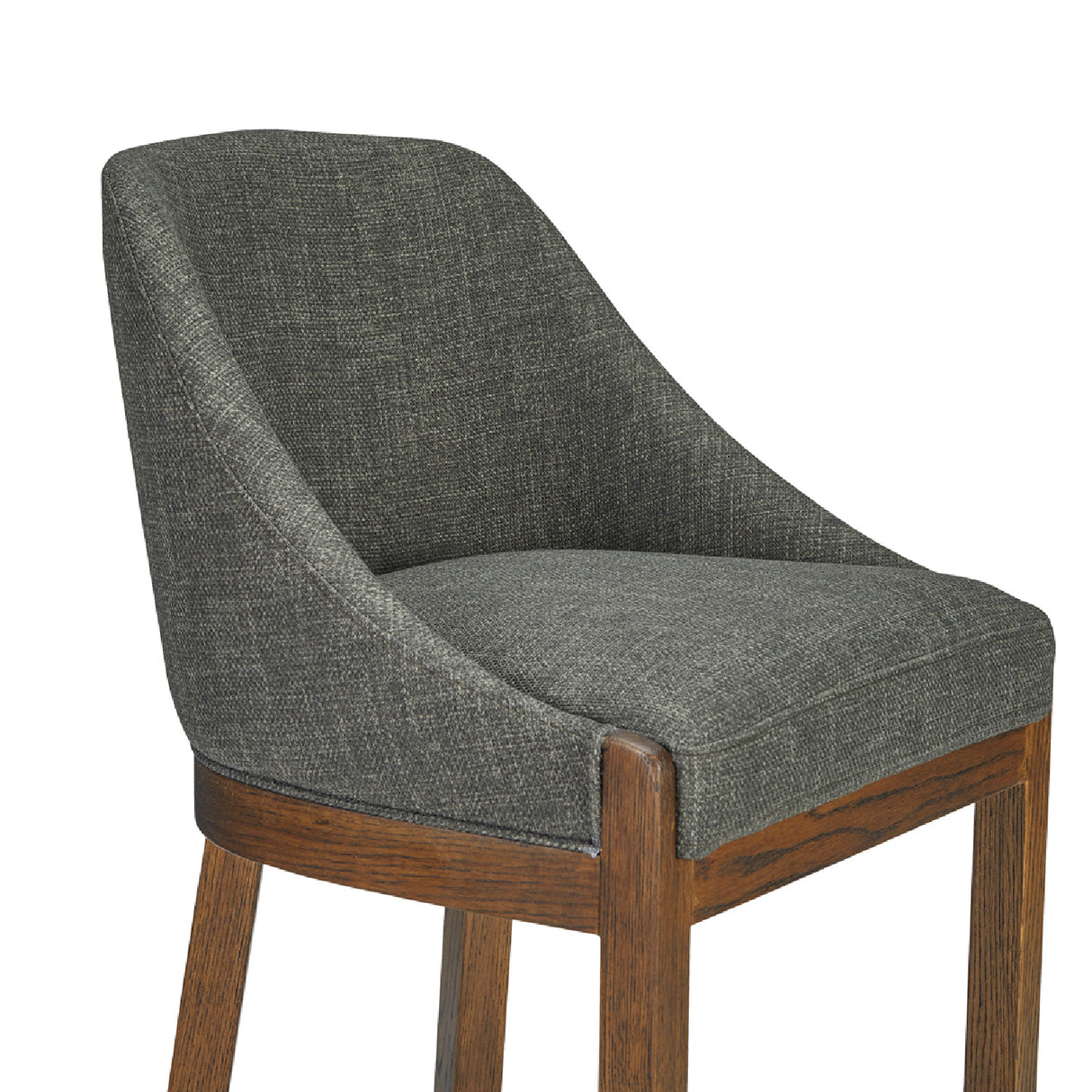 Modern European furniture - Green Curved Counter Stool - www.oroa.com