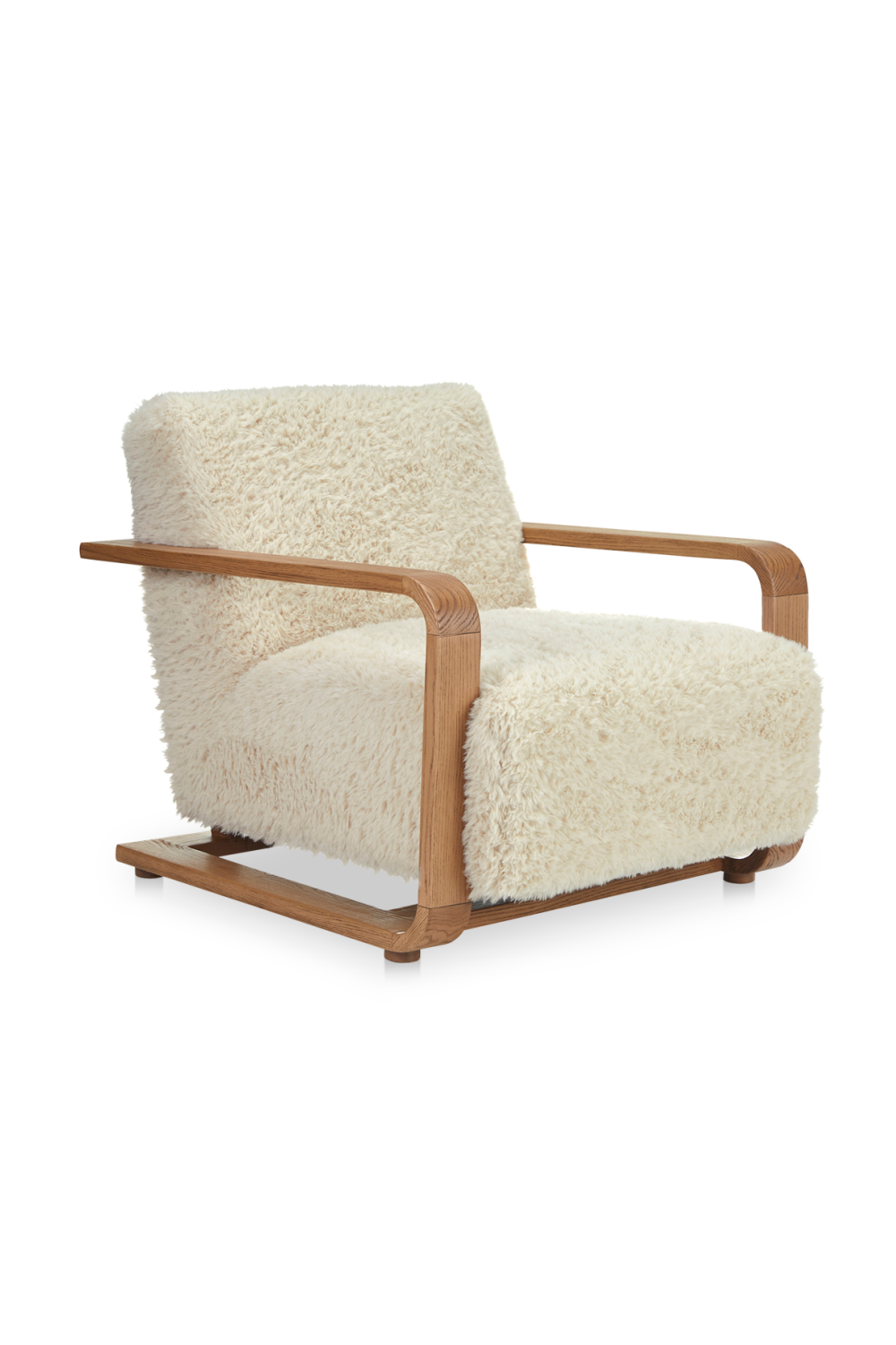 Oak Framed Lounge Chair | Novi Living Eckersley
