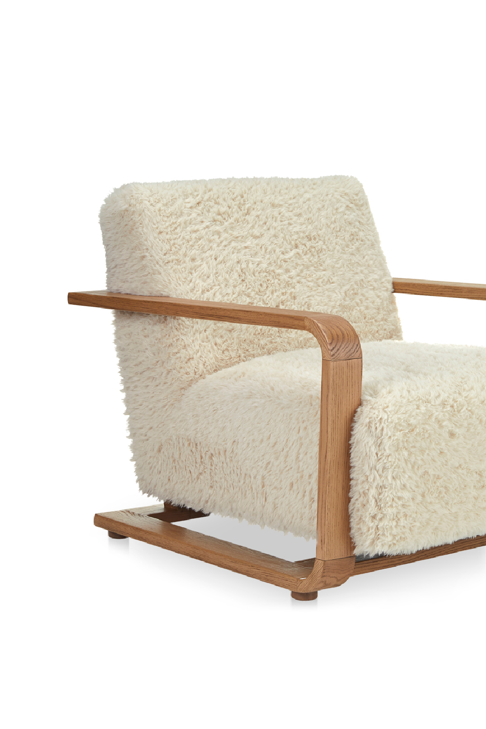 Modern European furniture - Oak Framed Lounge Chair - www.oroa.com | Oroa.com