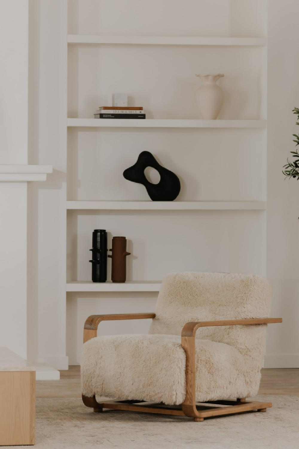 Oak Framed Lounge Chair | Novi Living Eckersley