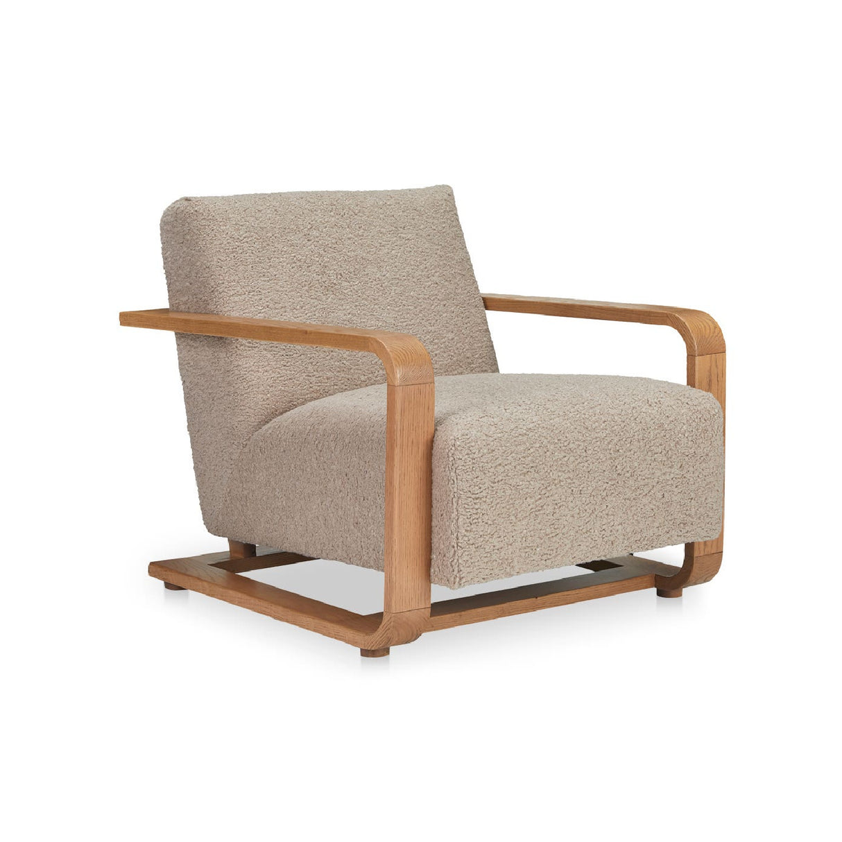 Modern European furniture - Oak Framed Lounge Chair - www.oroa.com | Oroa.com