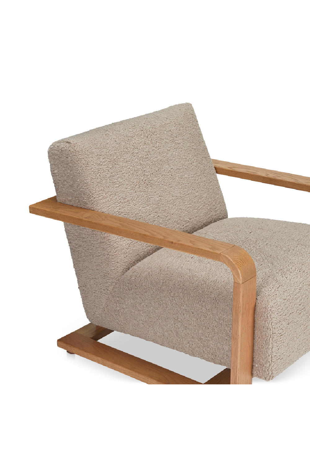Modern European furniture - Oak Framed Lounge Chair - www.oroa.com | Oroa.com