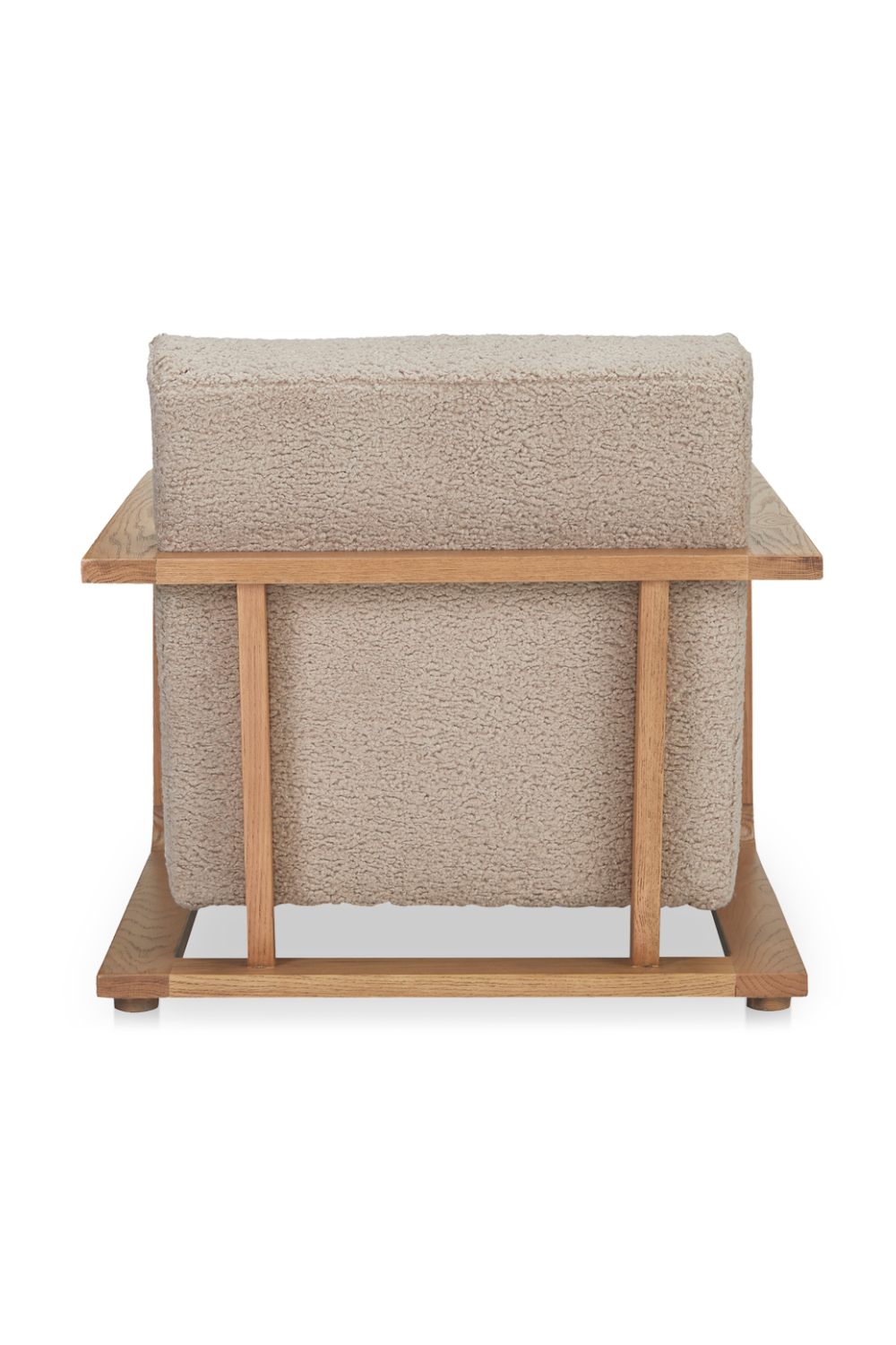 Oak Framed Lounge Chair | Novi Living Eckersley