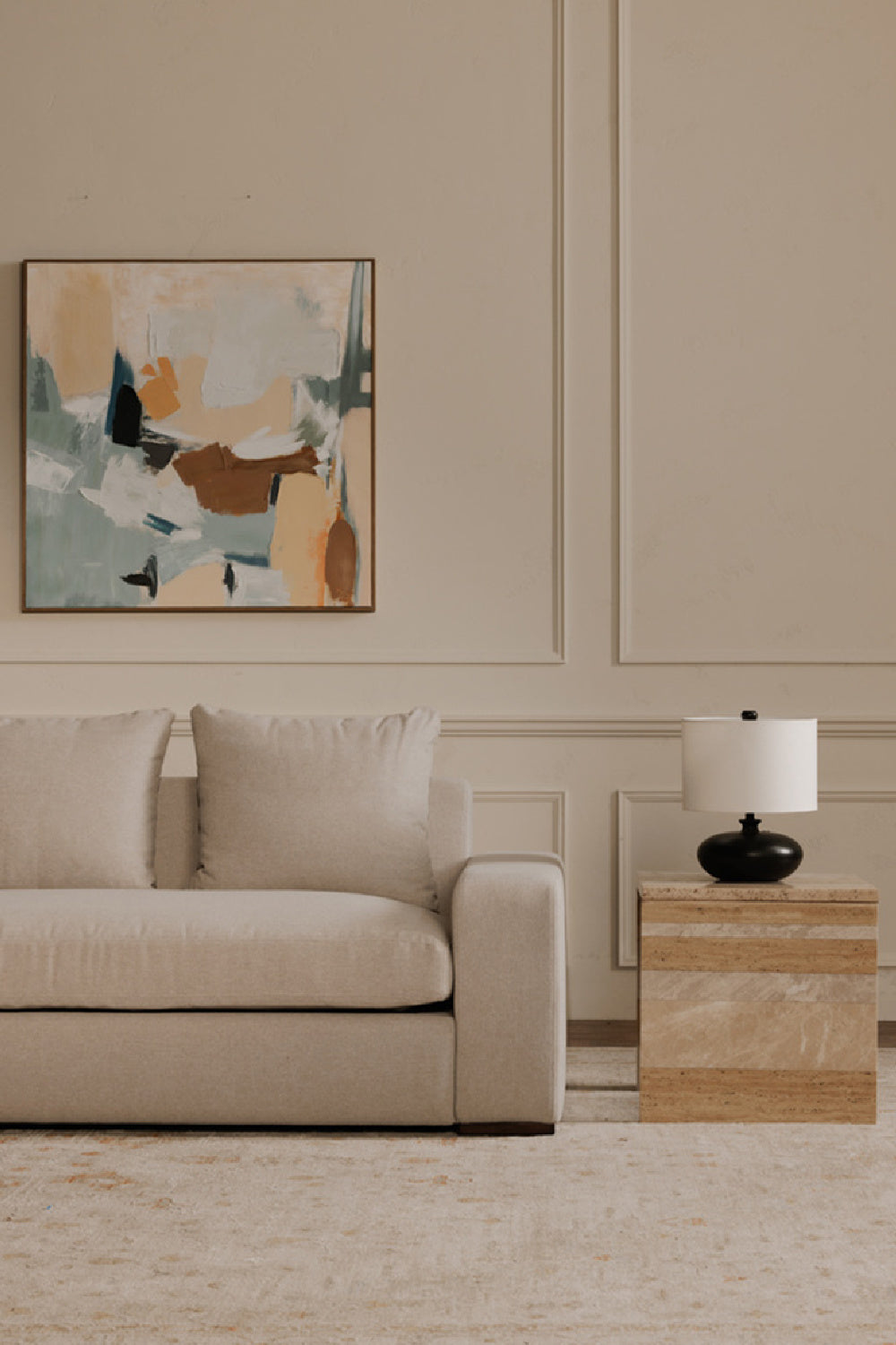 Modern European furniture - Gray Modern Minimalist Sofa - www.oroa.com | Oroa.com