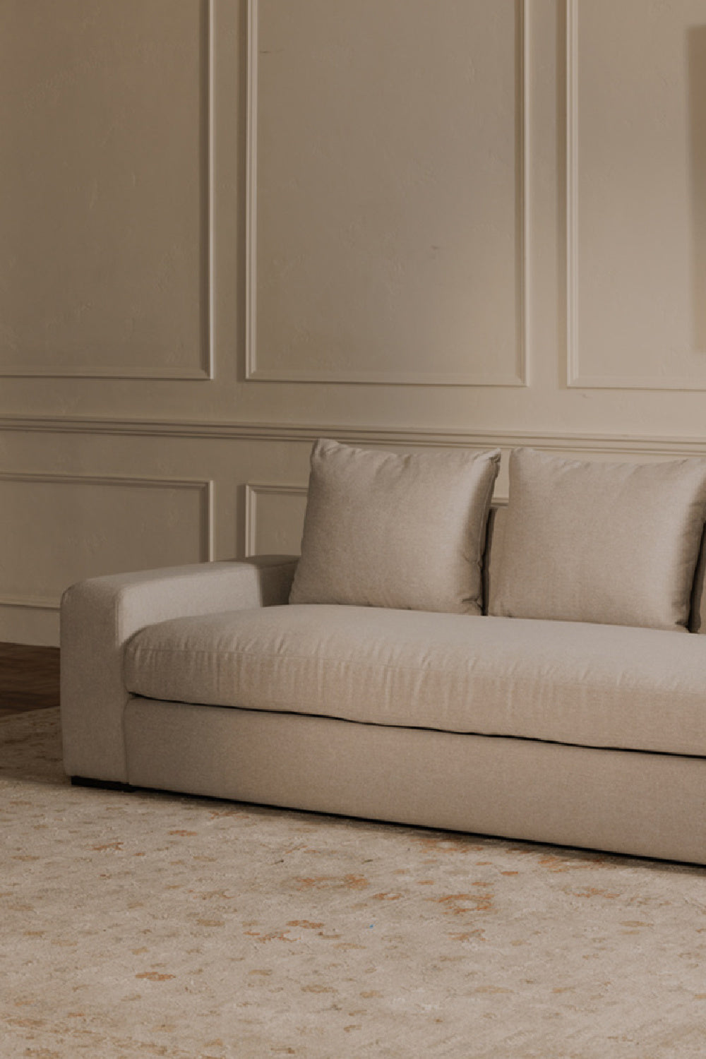 Modern European furniture - Gray Modern Minimalist Sofa - www.oroa.com | Oroa.com