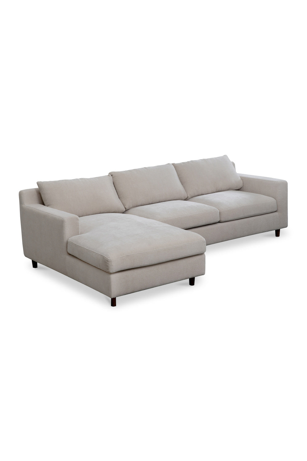 Modern European furniture - Chenille Sectional Sofa - www.oroa.com | Oroa.com