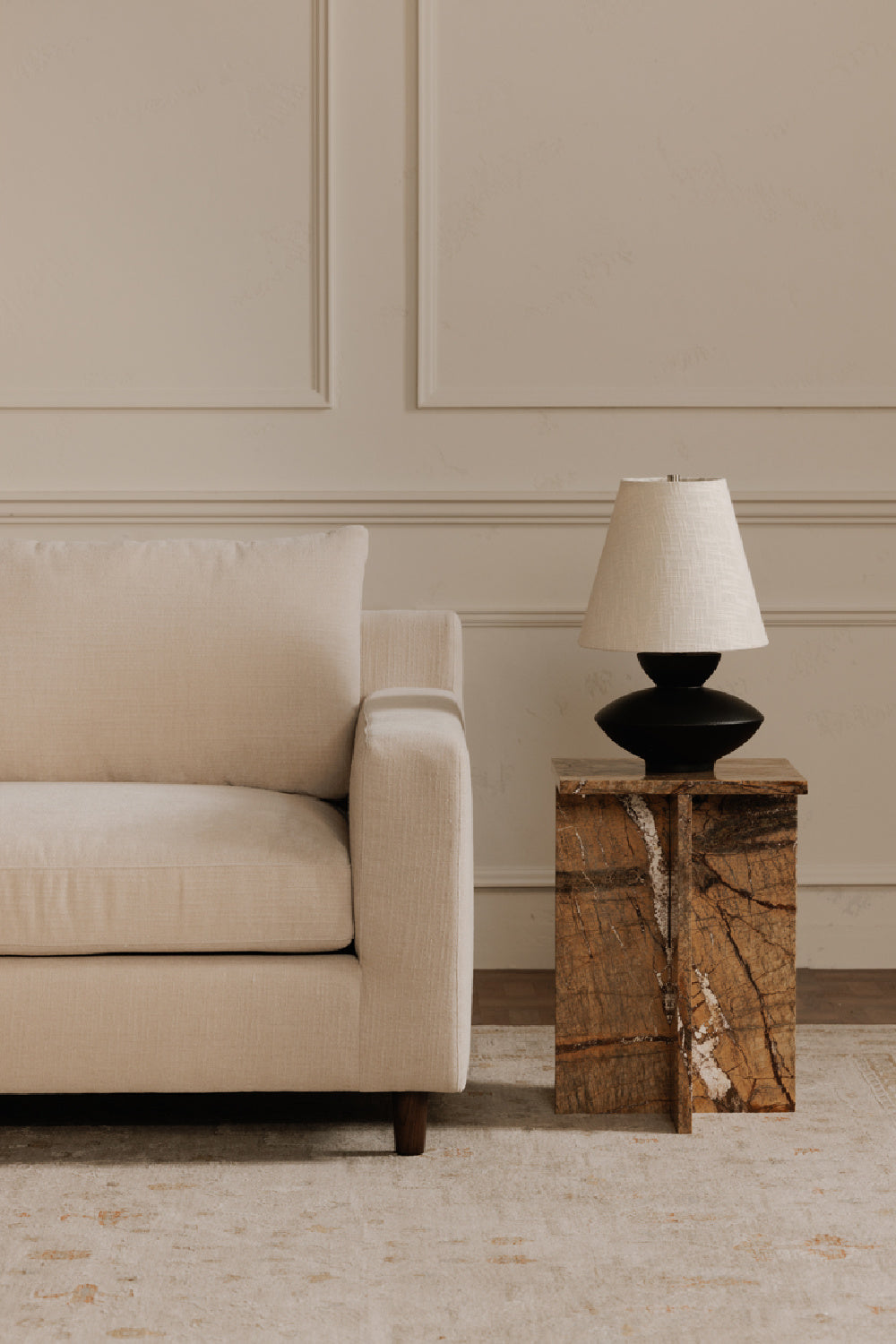 Modern European furniture - Chenille Sectional Sofa - www.oroa.com | Oroa.com