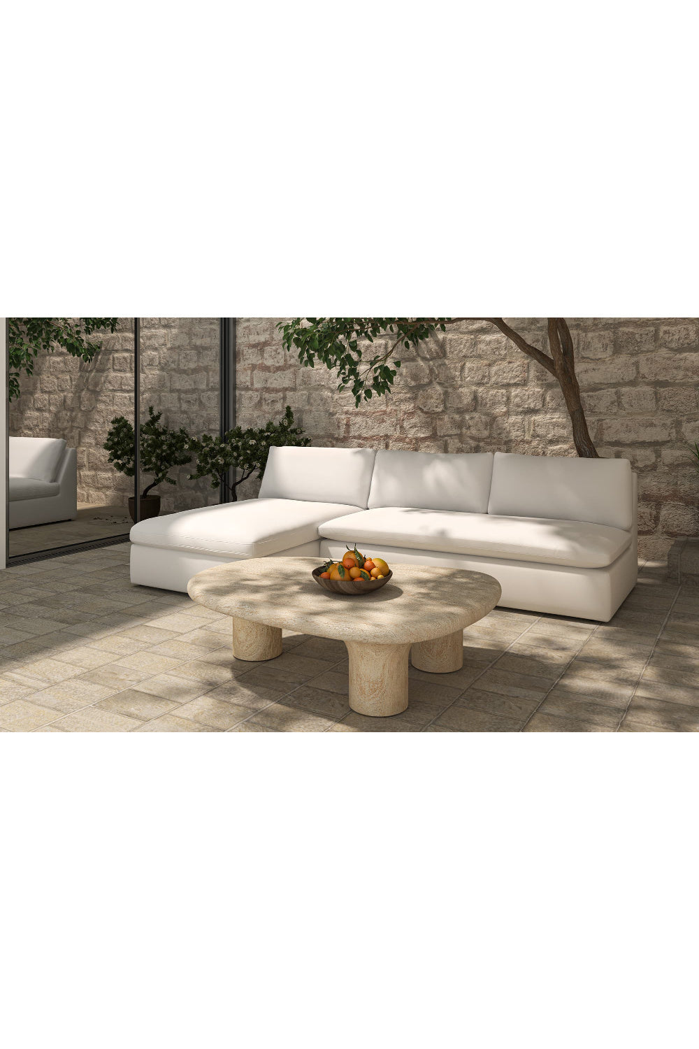 Modern European furniture - Olefin Indoor/Outdoor Sofa - www.oroa.com | Oroa.com