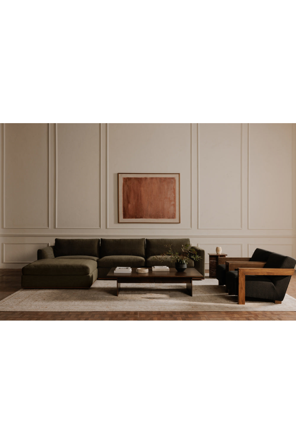 Modern European furniture - Classic L-Shaped Modular Sofa - www.oroa.com