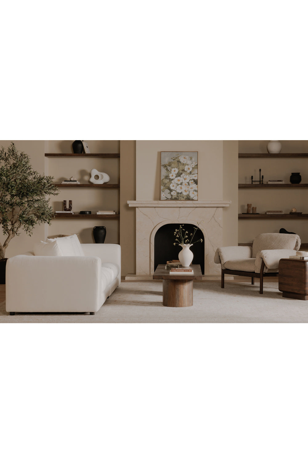 Tufted Cushion Sofa | Novi Living Davie | Oroa.com