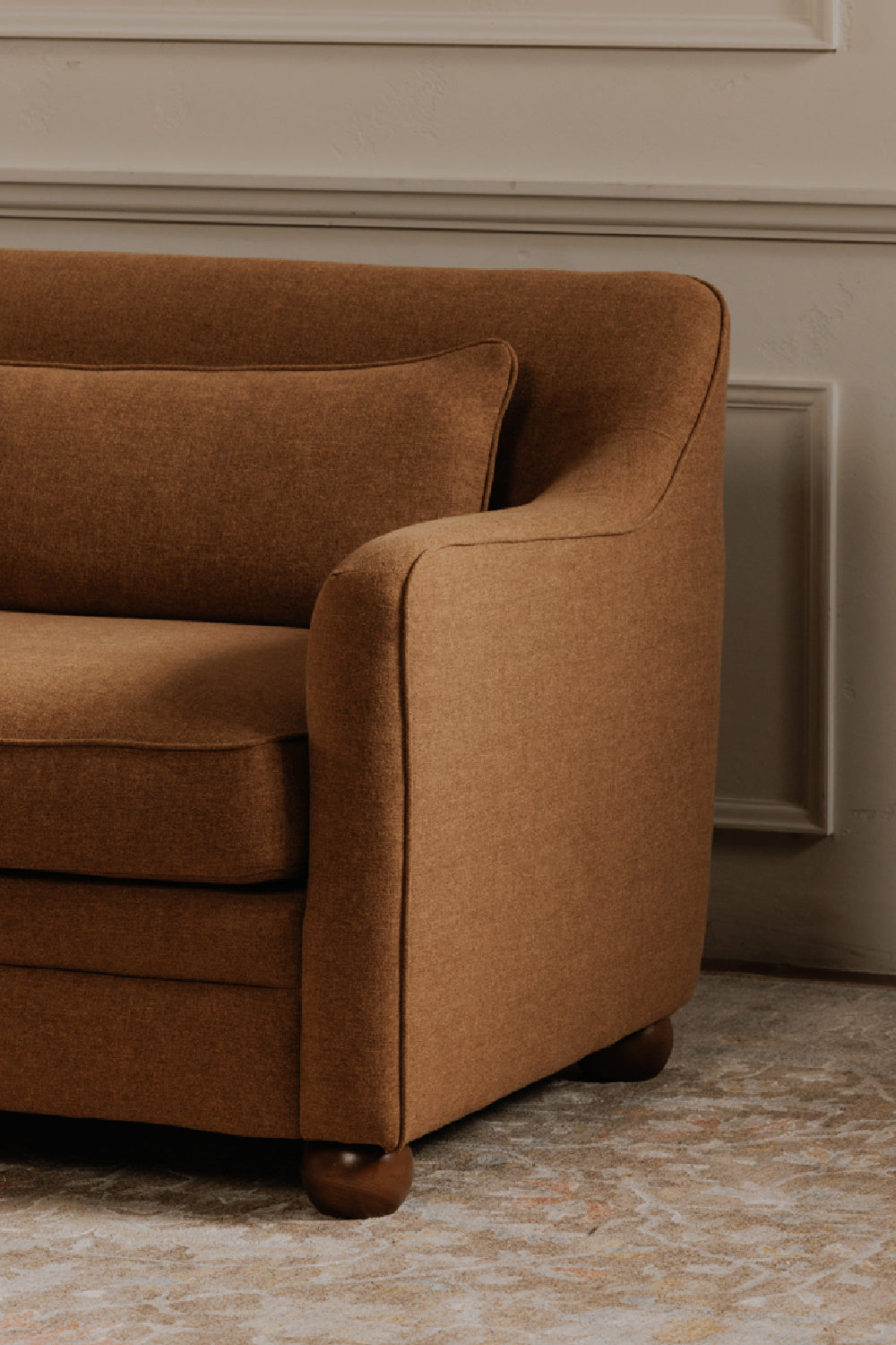 Modern European furniture - Cushioned Fabric Sofa - www.oroa.com | Oroa.com