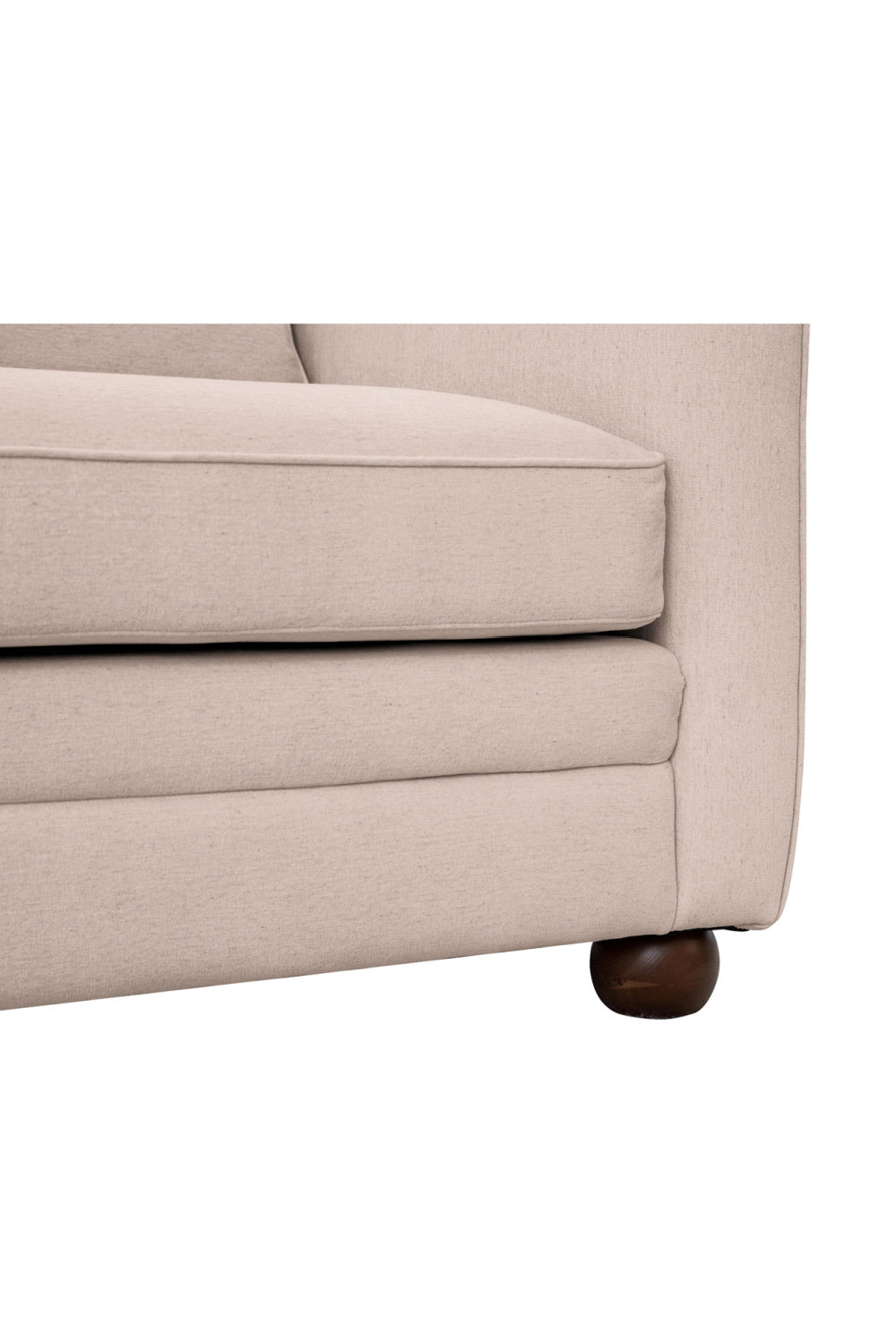 Modern European furniture - Cushioned Fabric Sofa - www.oroa.com | Oroa.com
