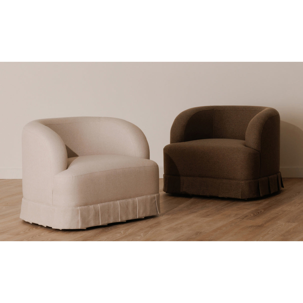 Modern European furniture - Pleated Swivel Chair - www.oroa.com