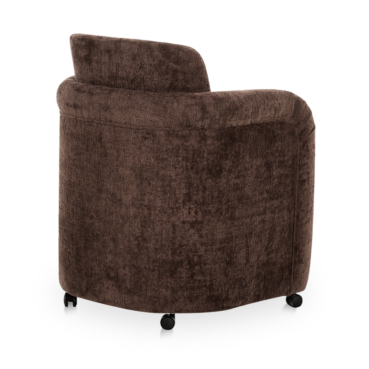 Modern European furniture - Curved Frame Rolling Dining Chair - www.oroa.com